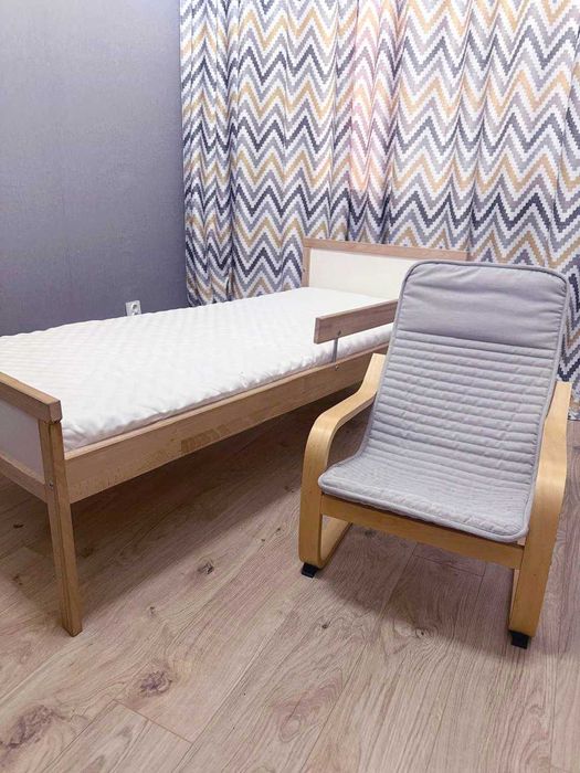 Детские кровать Ikea 70*160 и кресло Ikea