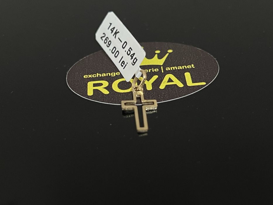 Bijuteria Royal CB : Pandant aur nou 14k 0,54gr