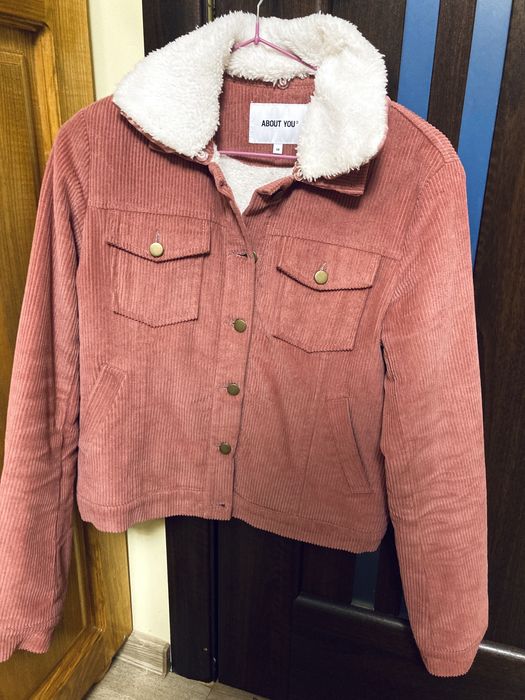 Geacă de primăvară-toamnă roz ABOUT YOU