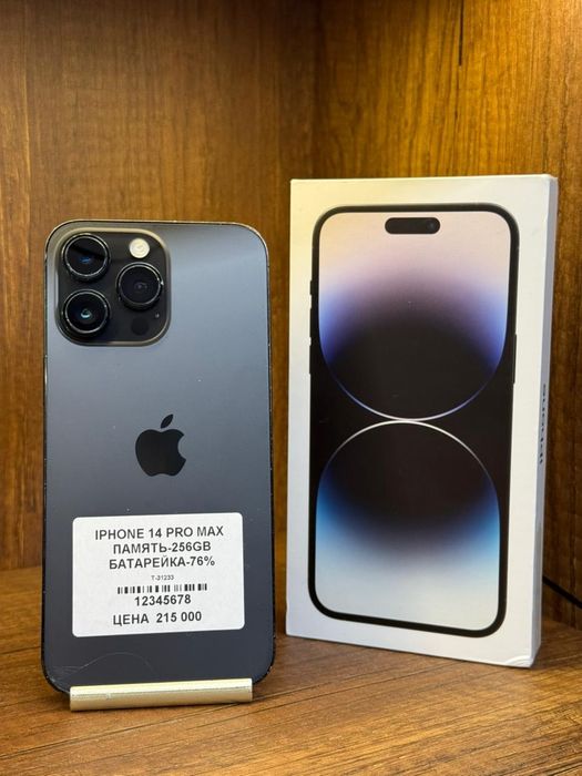 IPhone 14 Pro Max 256gb 76% есть треск на крышке