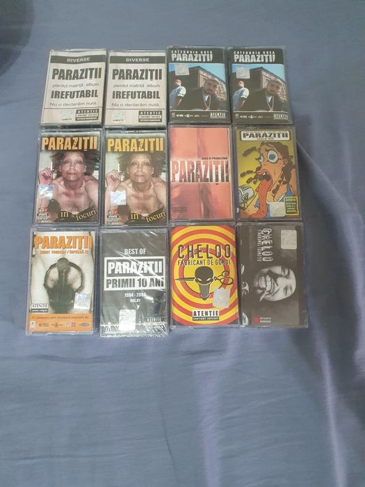 Casete audio hip hop originale BUG Mafia, Paraziții, La Familia etc