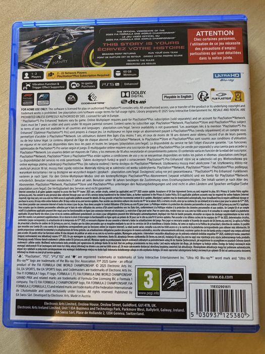 F1 2025 - Formula 1 Ps5 игра