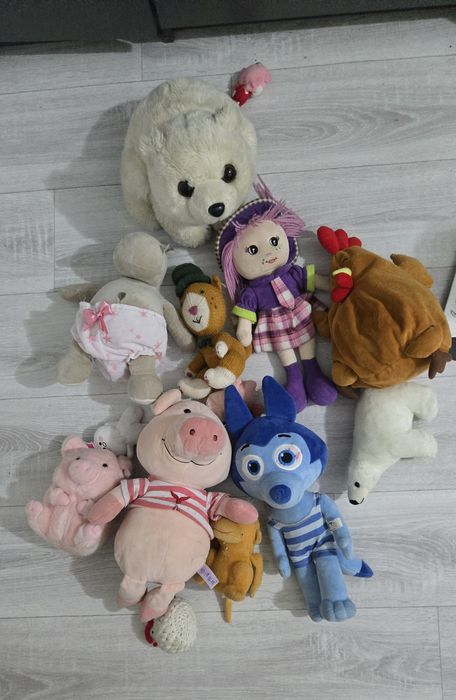 Мягкие игрушки все вместе
