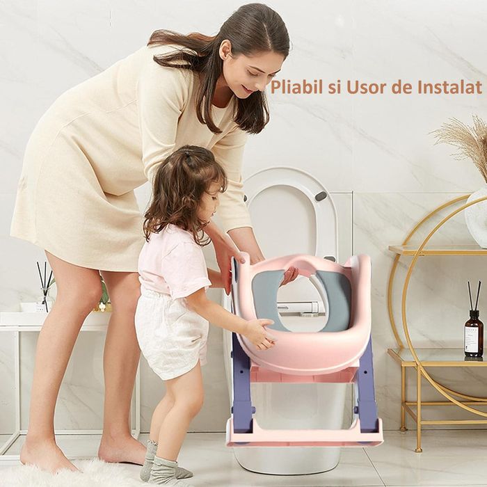 Reductor de Toaleta KiddoMAX® Baby Pink