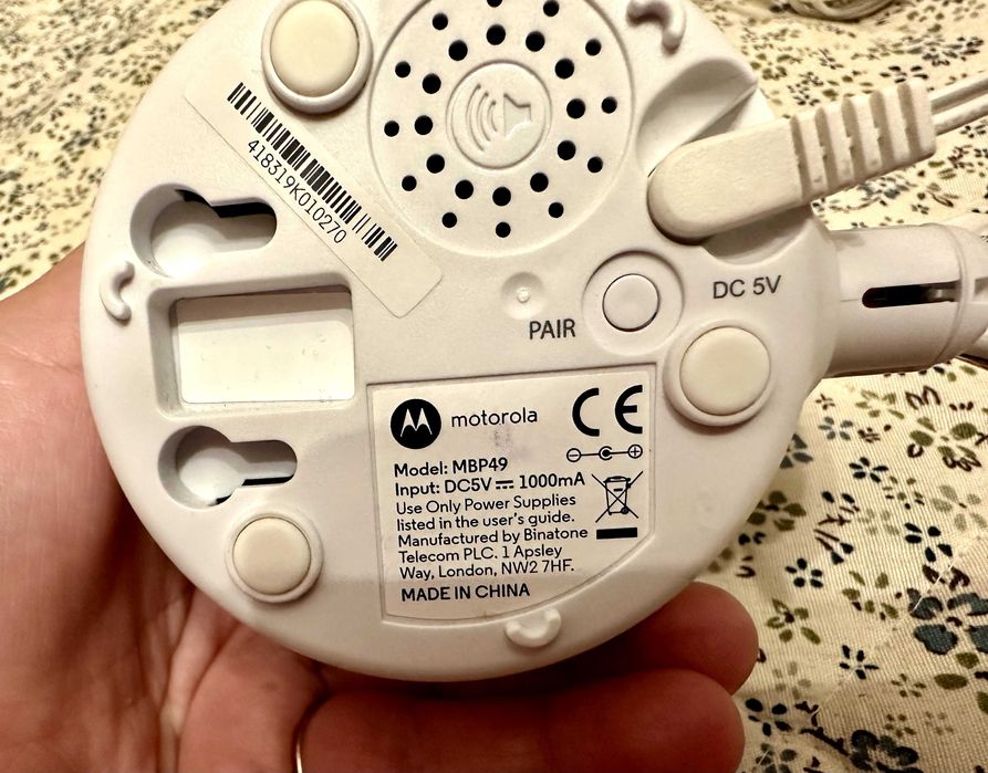 Бебефон Моторола / Motorola MBP49 baby monitor