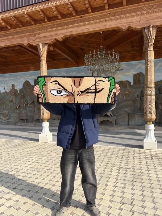 Коврик ручной работы.