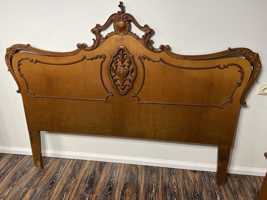 Pat - tablii lemn masiv plus comode