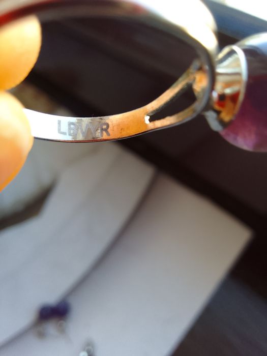 Set de bijuterii cu piatra ametist