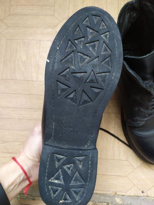 Ботинки кожаные женские