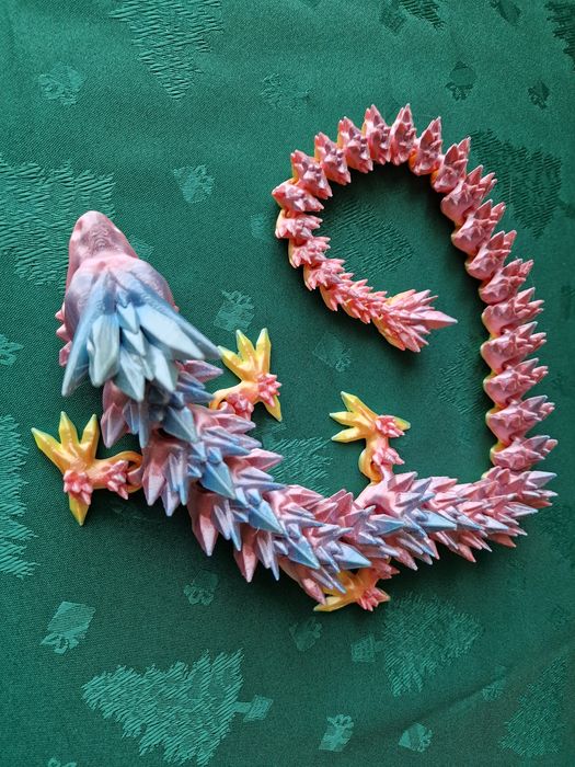 Дракон раздвижен 3д принт