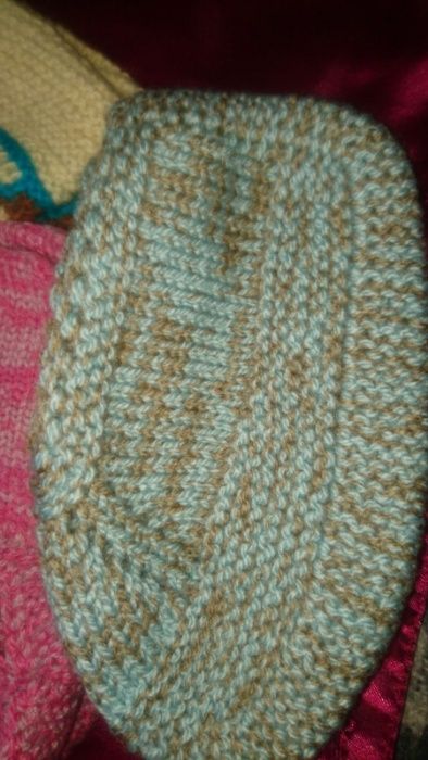 ръчно изплетени дамски терлици