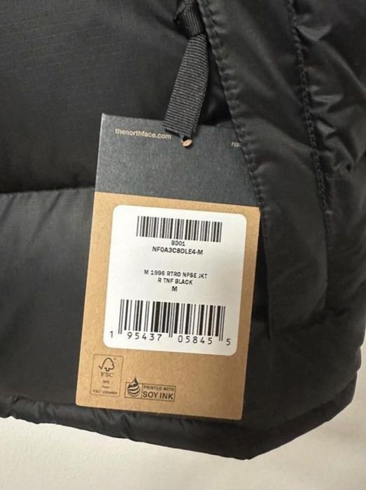 The North Face geaca 1996 nuptse 700 neagra, M