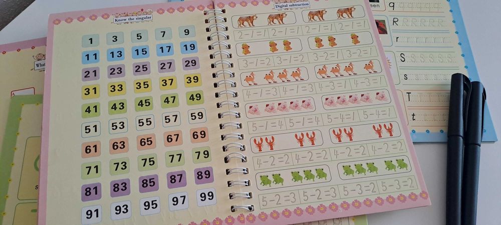 4 carti carticele copii stilou magic