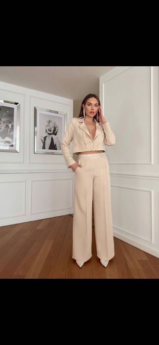 Сет със пера бял и кафяв