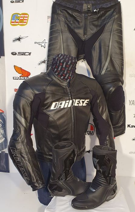 Costum moto din două piese