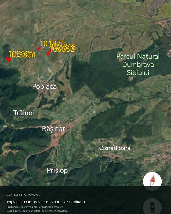Pachet terenuri extravilane 5.100 mp în Poplaca – 20.000 € - Mai multe
