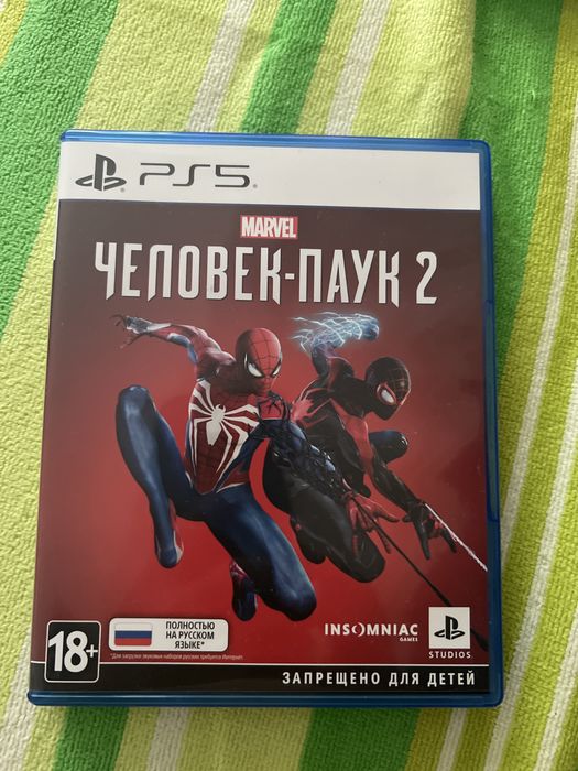Игра PS5 диск Spider Man 2 -Оригинальный диск