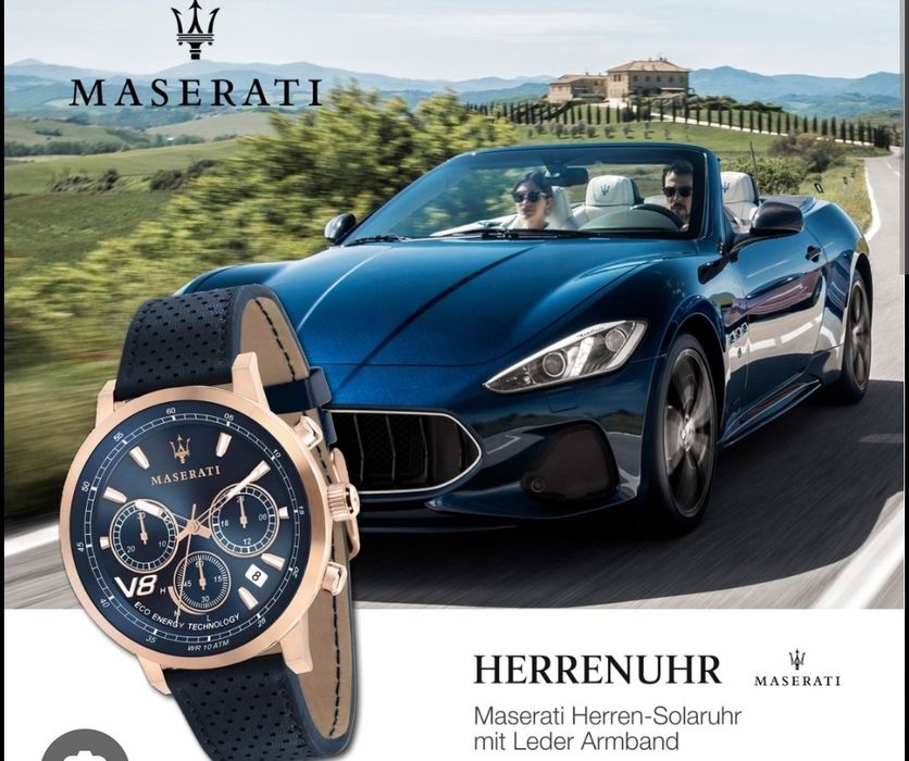 maserati соларен часовник