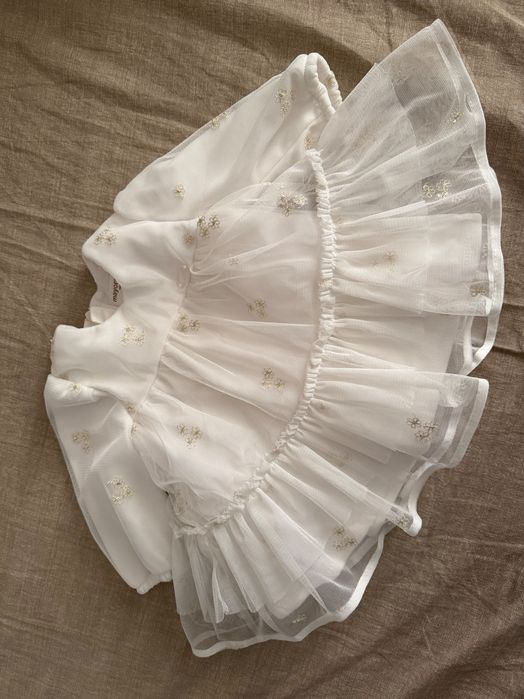 Рокля от тюл за новородено момиче