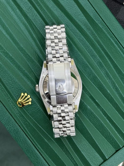 Rolex Date-Just Diamond 36 Black Dial ETA 3235