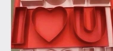 Love,I U ,коробка пустой