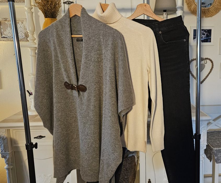 Massimo Dutti  пончо/пуловер