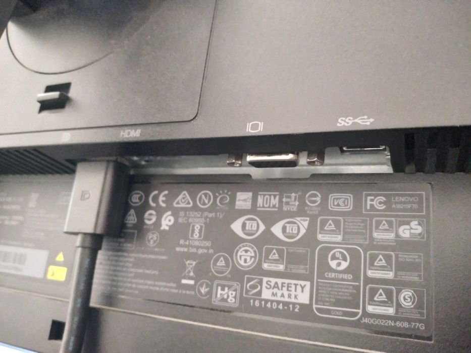 Monitor ThinkVision 21,5" LENOVO