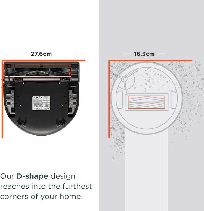 Робот прахосмукачка Neato D7 Connected Ултра HEPA филтър