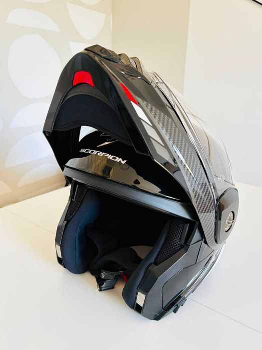 Scorpion ADX-2 CAMINO Black/Silver/Red XL