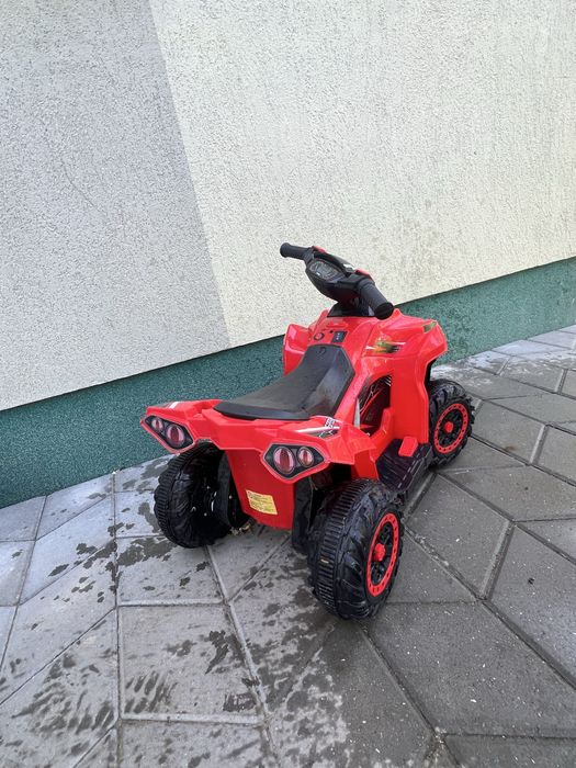 Atv copii rosu  electric