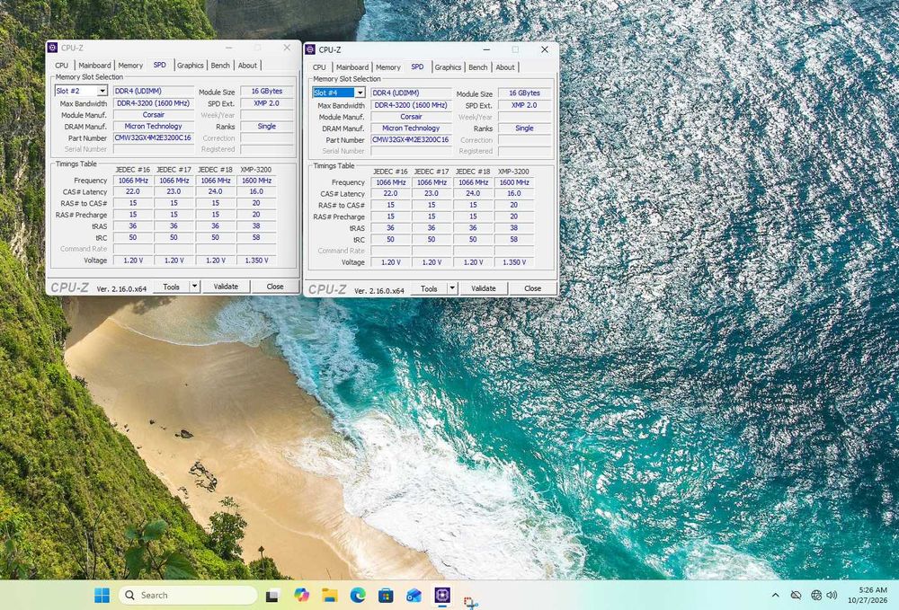 Рам памет Corsair Vengeance RGB Pro 32GB (2x16GB) DDR4 3200Mhz