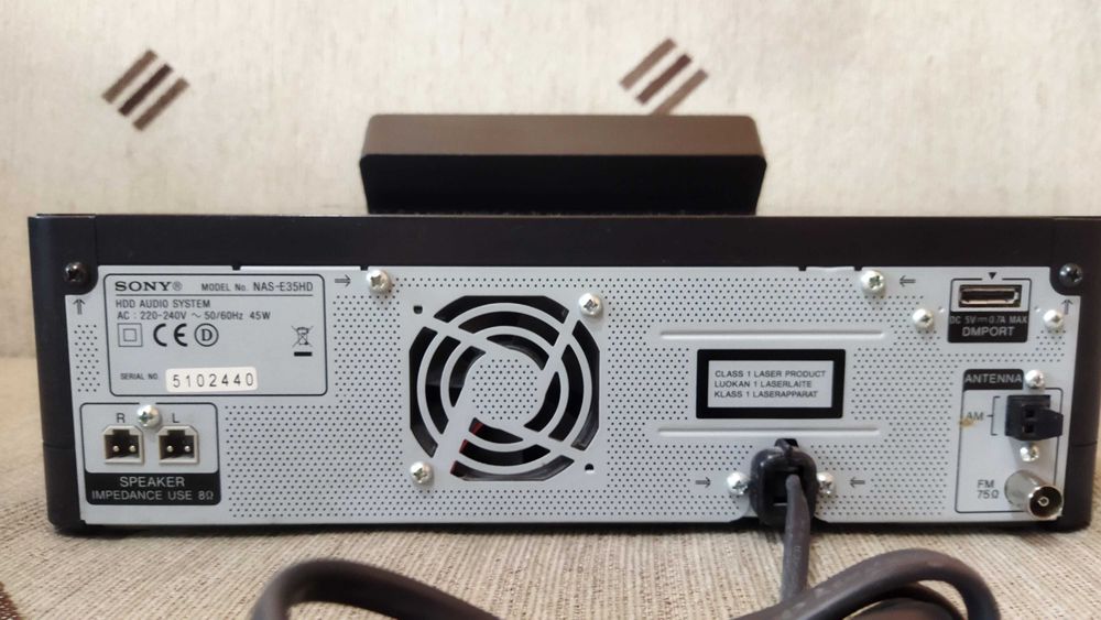 Micro/Mini Sistem audio HDD 80Gb Sony Nas-E35HD