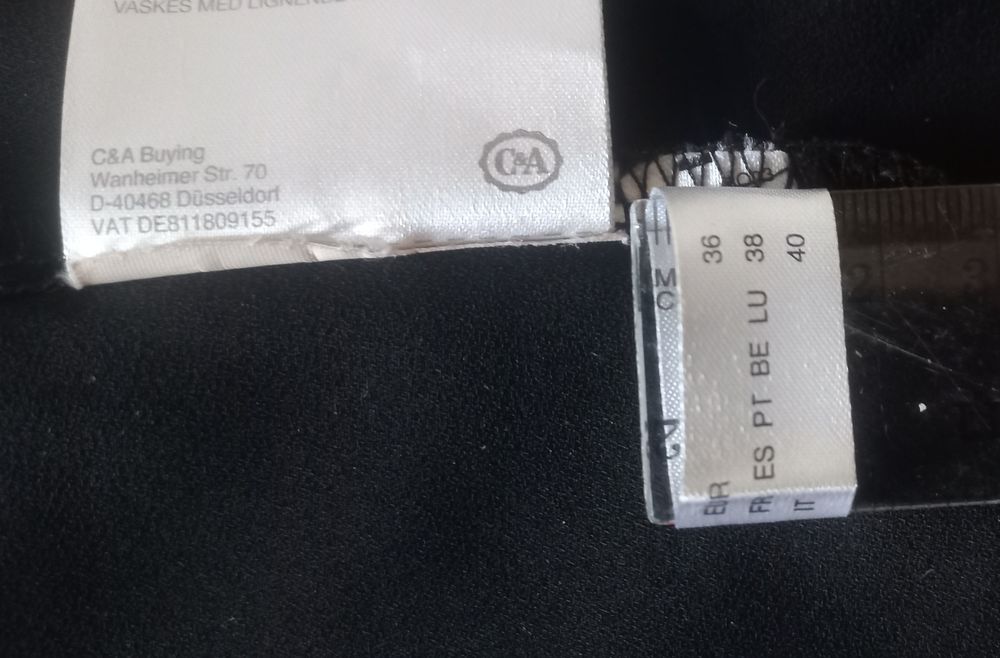 Bluză damă, Jessica din triplu-voal  negru.