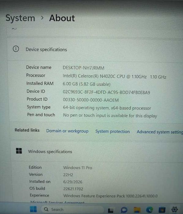 Laptop Aocwei A5 Ca Nou