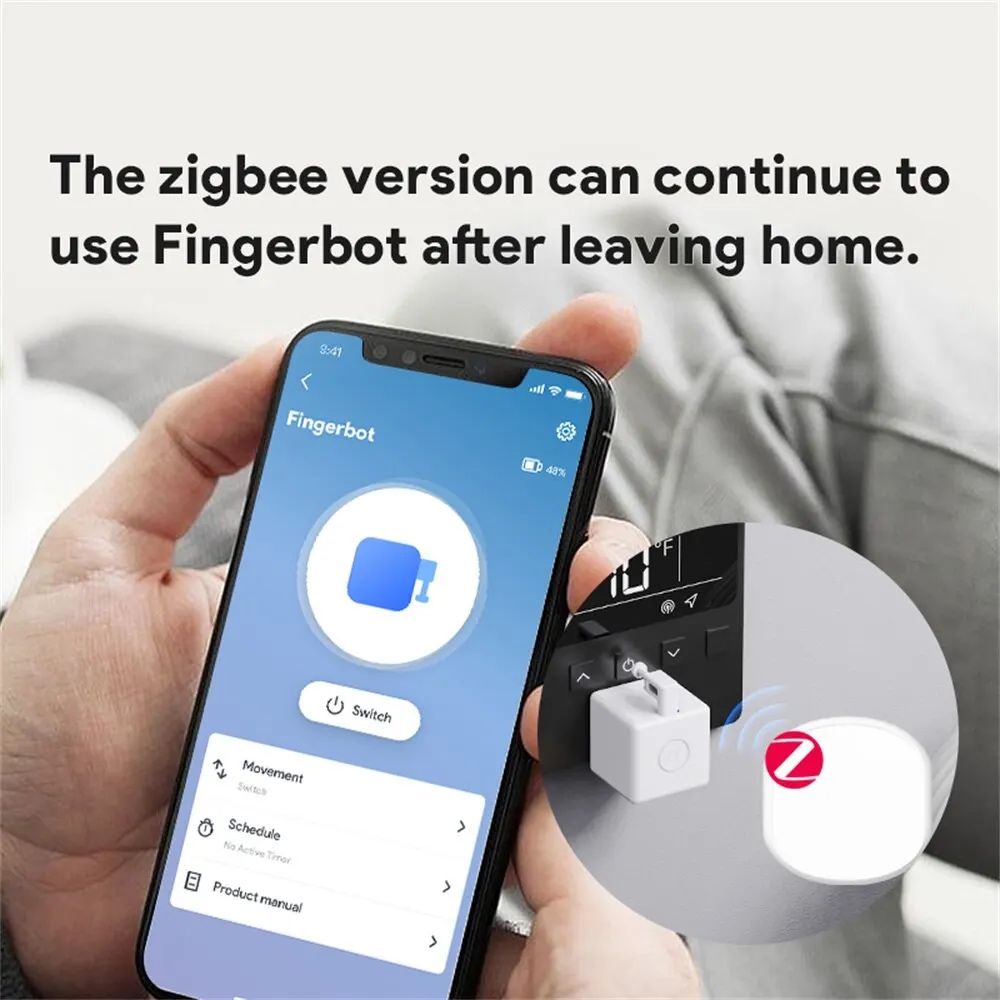 Умная кнопка переключения Zigbee Fingerbot. Tuya, Smart life.: 8 000 тг. -  Прочая электроника Алматы на Olx