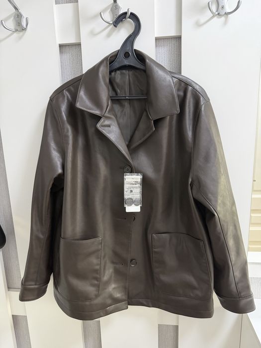 Куртка кожаная Uniqlo