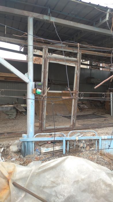 Каркас откатных варот.