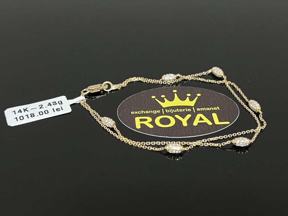 Bijuteria Royal CB : Bratara dama aur 14K 2,43 grame