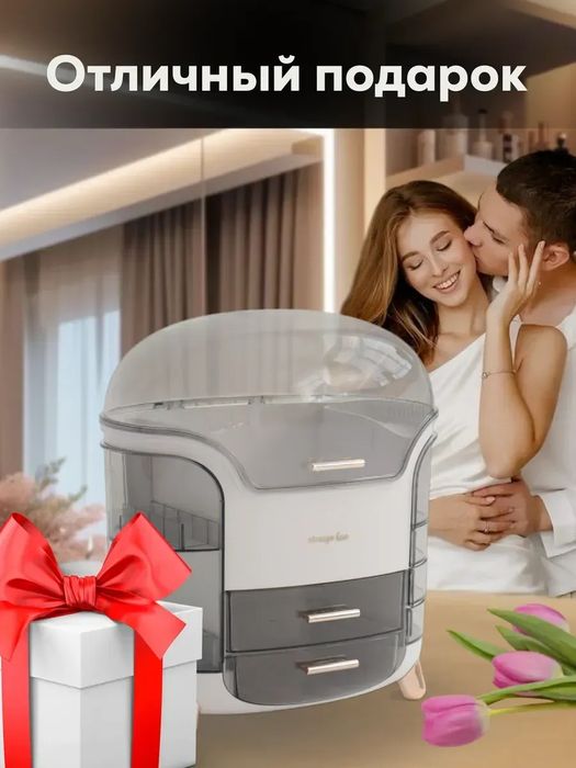 Органайзер для косметики  и парфюмерии настольный