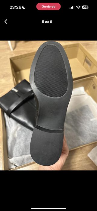 Абсолютно новые женские сапоги