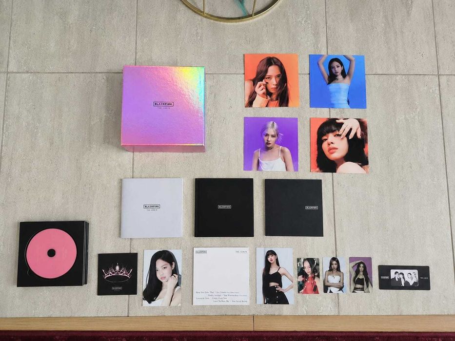 Album K-pop BlackPink-The Album (Version 2 Pink) Complet+Photocards