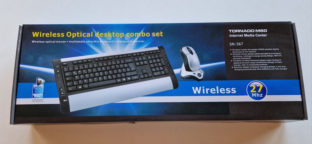 Безжични клавиатура и мишка