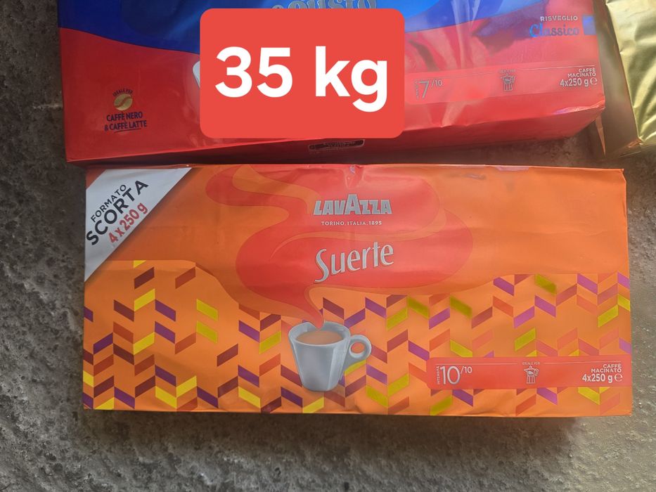 Cafea lavazza măcinată / Original Italy / preț fix 70 lei kg