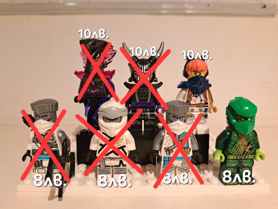 Lego ninjago Фигурки