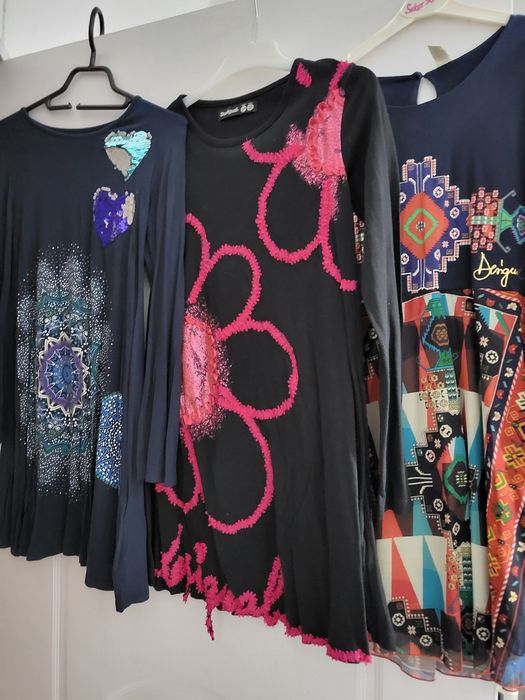 3 Rochii Desigual 9-10 ani
