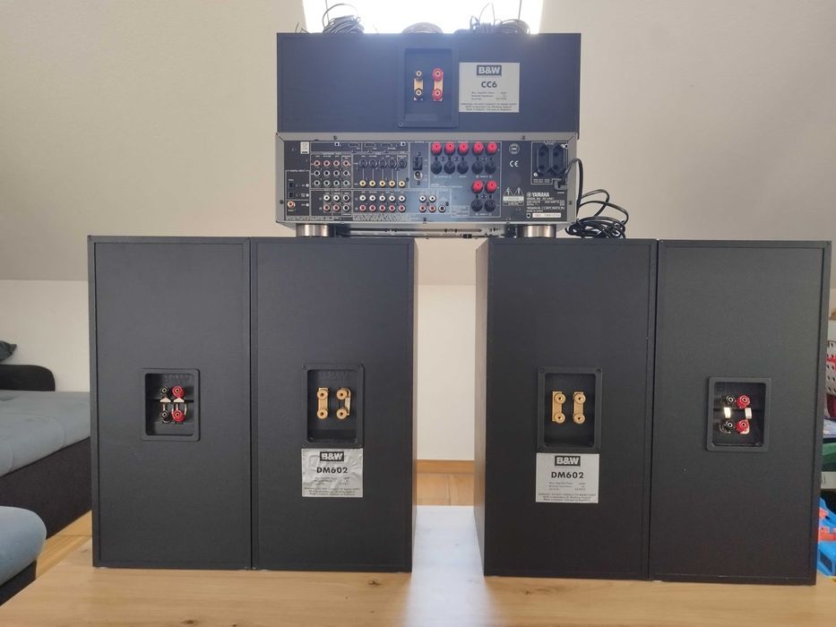 Bowers Wilkins 5.0 + Receiver Yamaha RX-V461