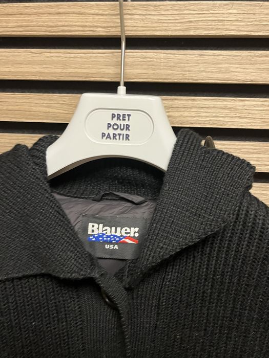 BLAUER : Wool Down - Дамско хибридно яке с вълна и пух размер S / Оригинал