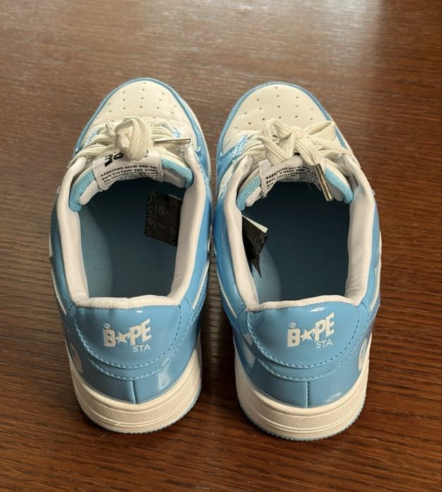 Adidasi BAPE baby blue
