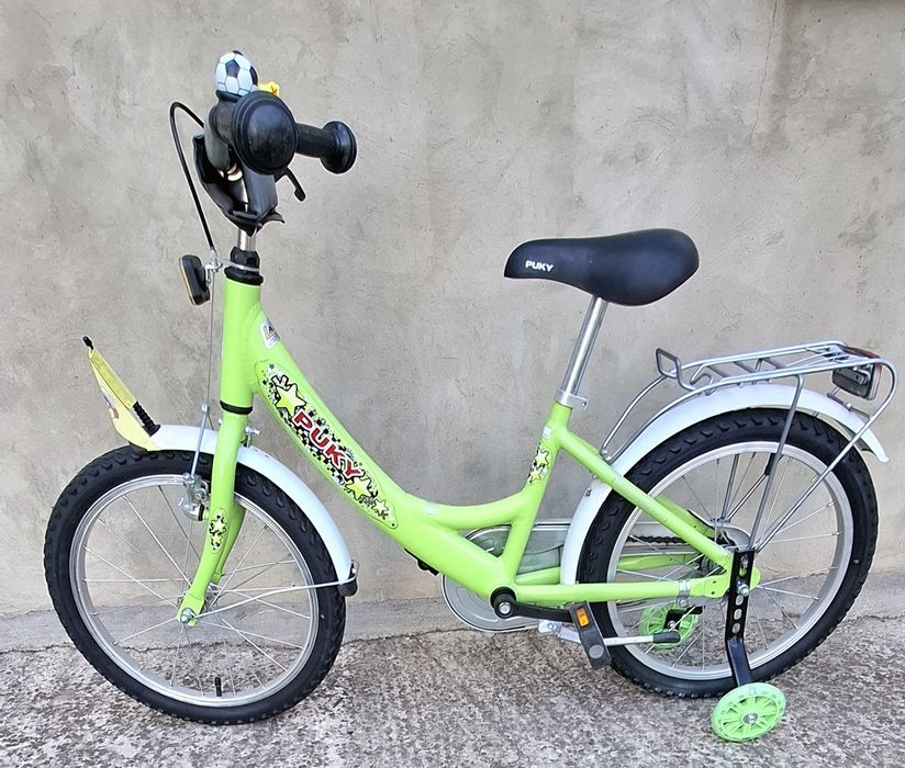 Bicicletă de copii PUKY cadru din aluminiu pe 18 inchi cu vârsta de la 5 la 7 an