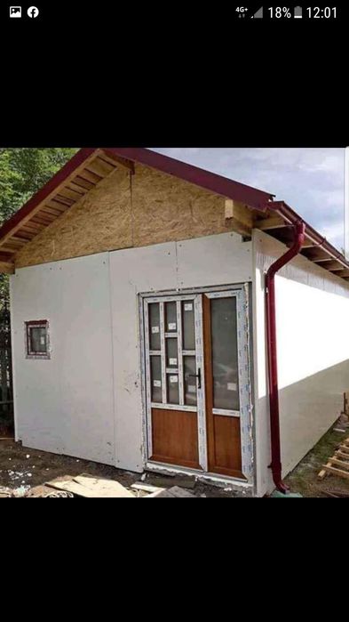 Vand container stil locuibil din panou termoizolant